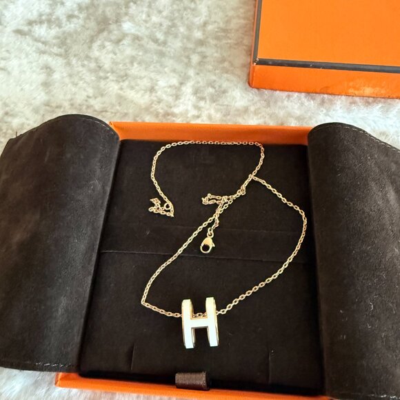 Hermes Hermès Necklace Pendant White - not the mini size one - Picture 12 of 16